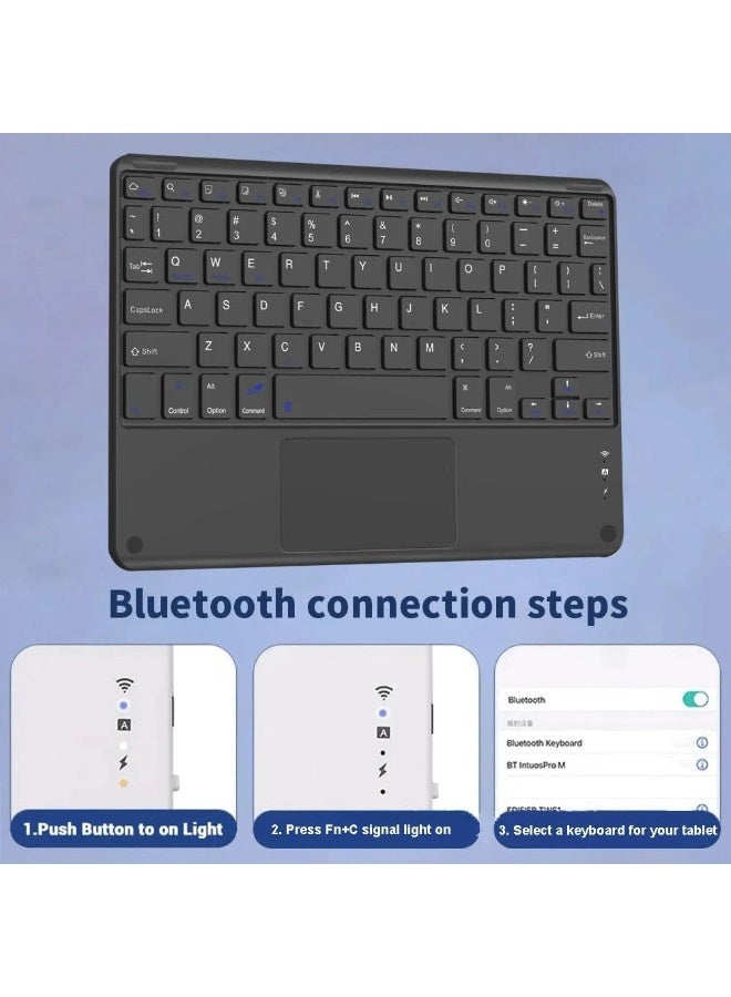 TOUCH Keyboard Case for Redmi Pad 2, 11-inch, Bluetooth Compatible Magnetic Auto Sleep/Auto Wake Function For Mi Pad 2 11 - Image 4